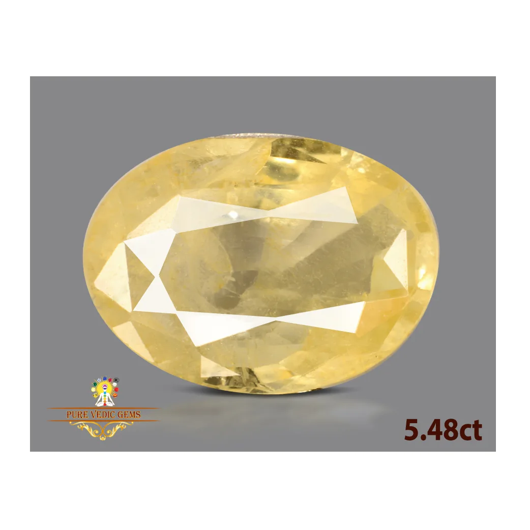 Yellow Sapphire 5.48ct. (Super Premium) — image 1
