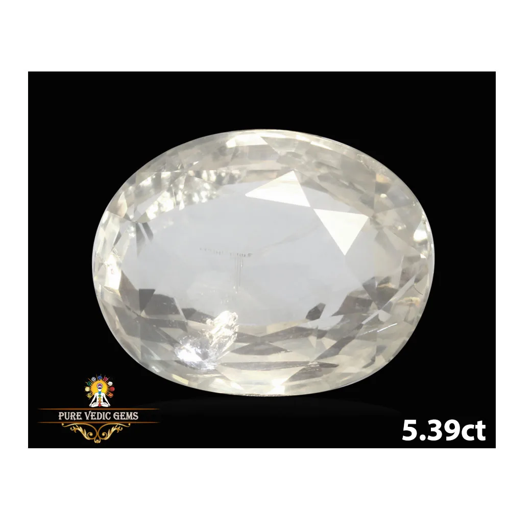 White Sapphire 5.39ct. (Luxury) — image 1