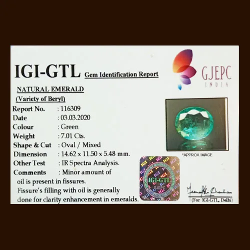Emerald 7.01ct.On-Demand view 2