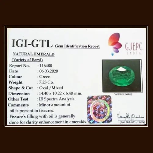 Emerald 7.23ct. (Luxury) view 2