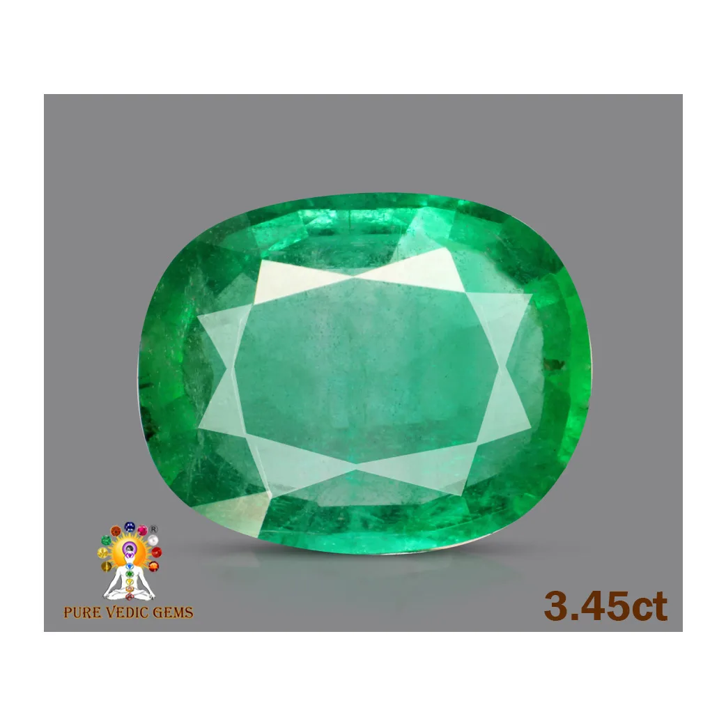 Emerald 3.43ct. (Super Luxury) view 2