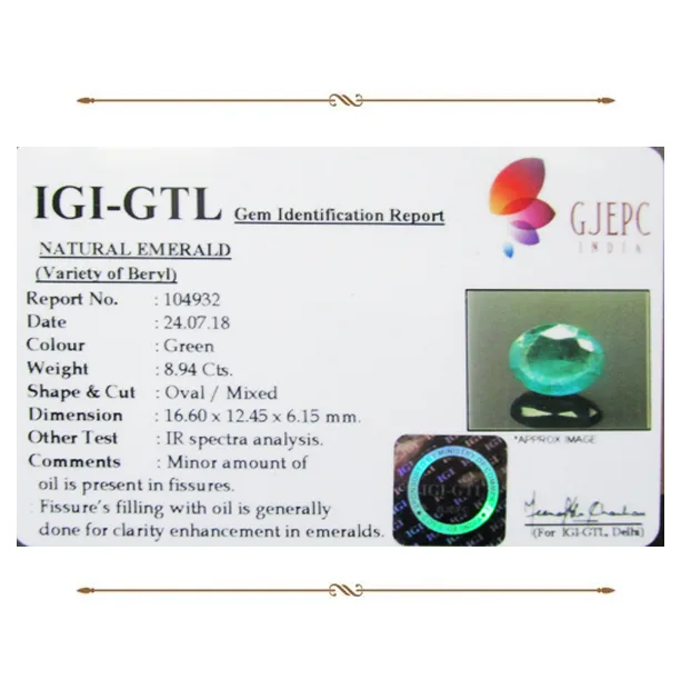 Emerald 8.94ct.On-Demand view 2