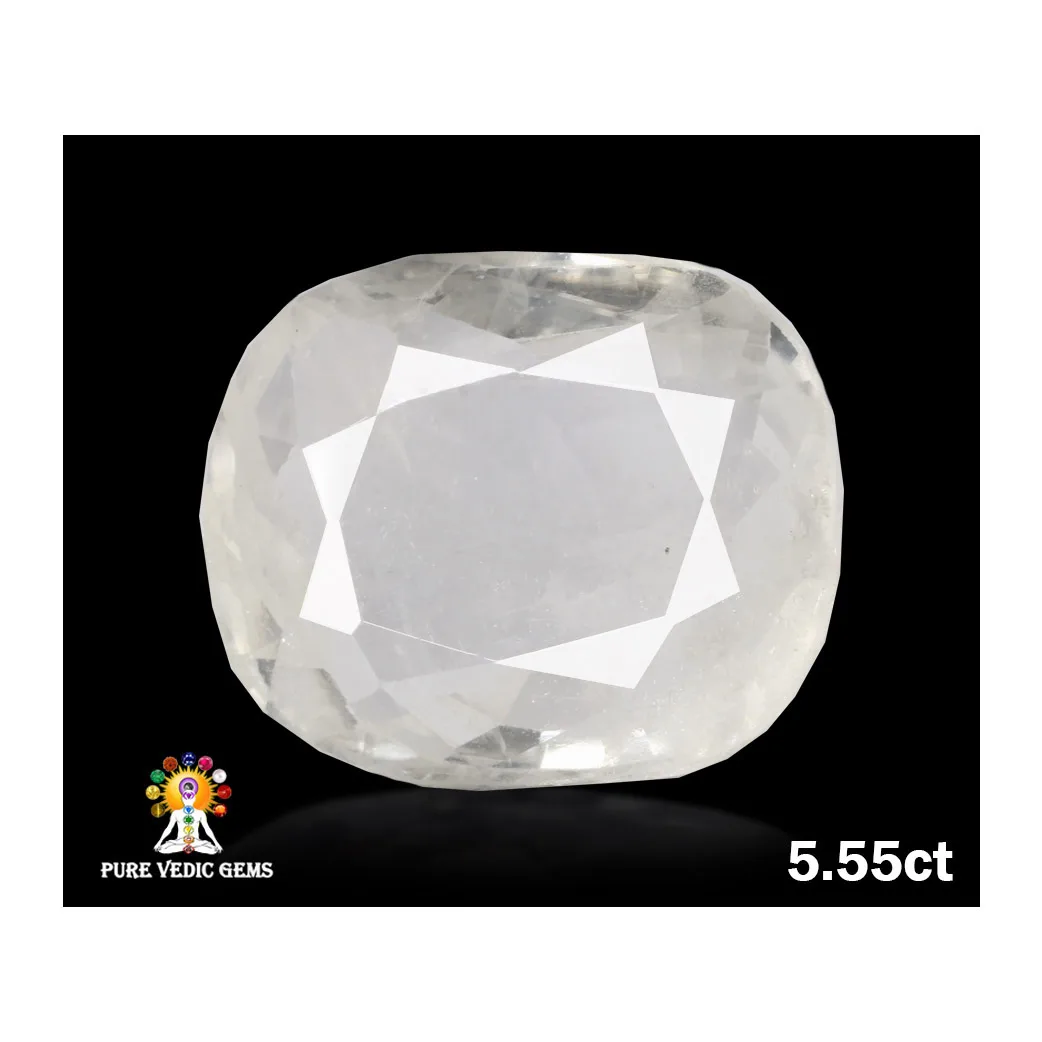 White Sapphire 5.55ct. (Super Premium) — image 1