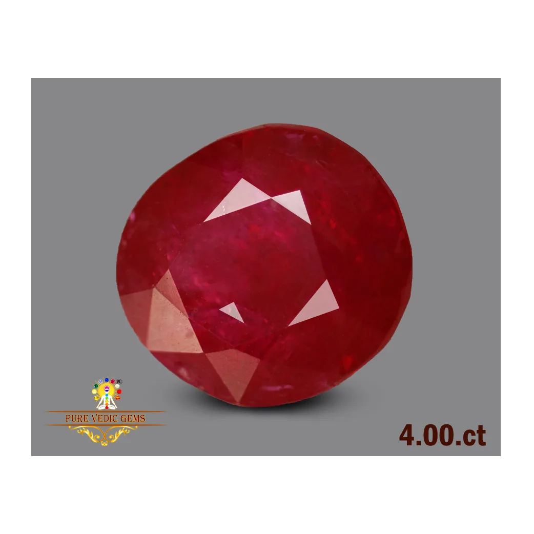 Fine Burma Ruby 4.01ct On-Demand view 2