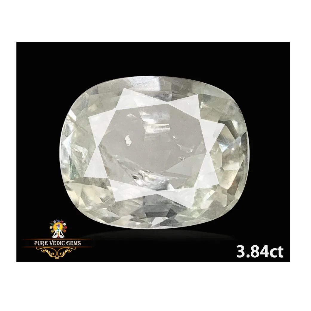 White Sapphire 3.84ct.
