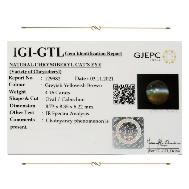 Catseye 4.16ct.On-Demand view 2
