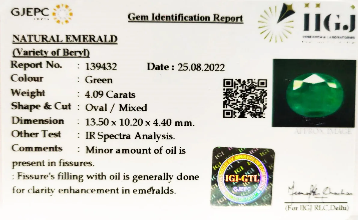 Emerald 4.09ct. (Economy) view 2