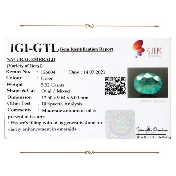 Emerald 5.02ct. (Luxury) view 2