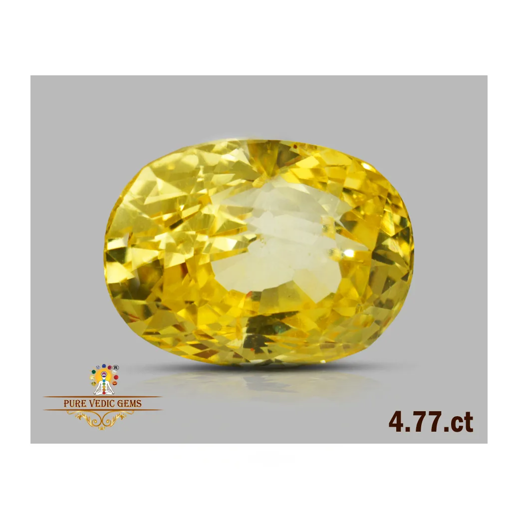 Yellow Sapphire 4.76ct.On-Demand view 2