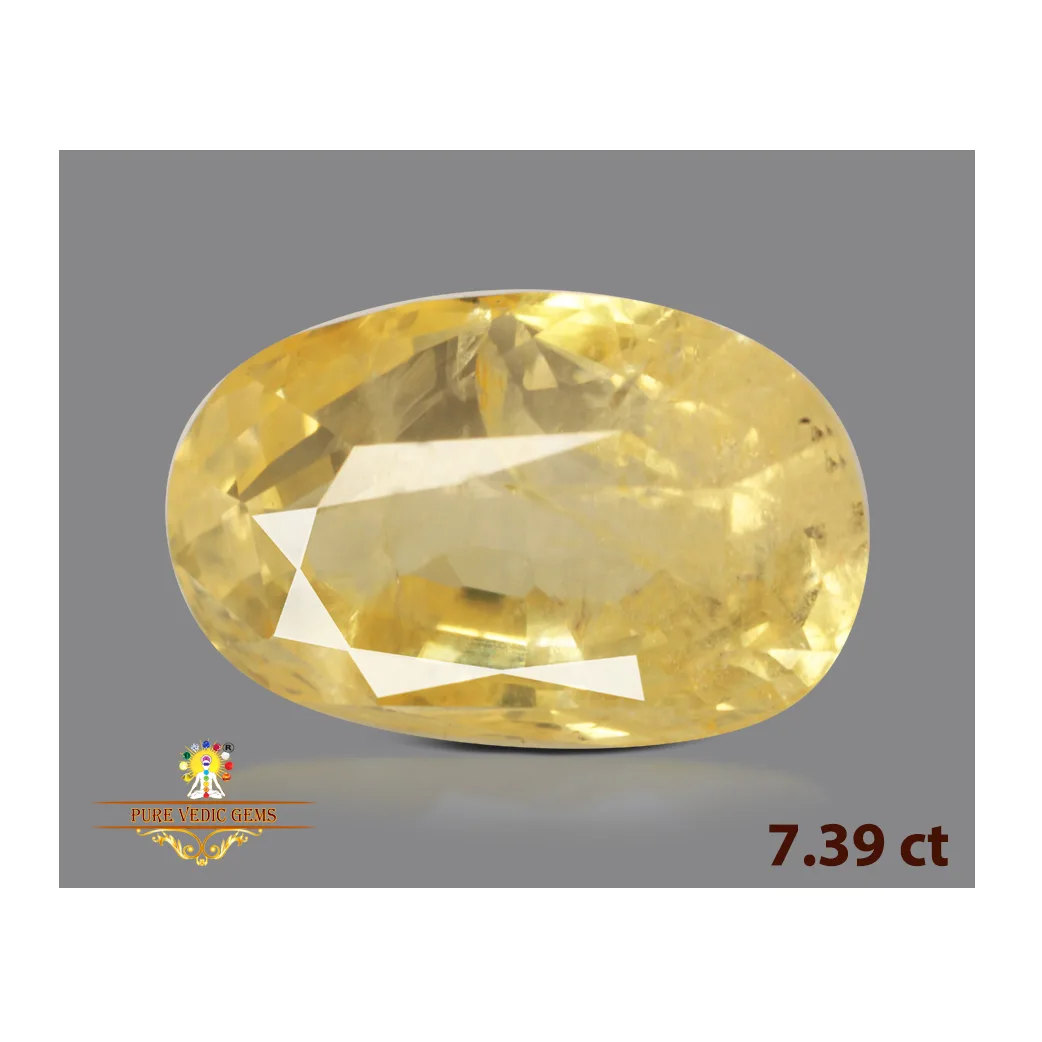Yellow Sapphire 7.39ct. (Super Premium) — image 1
