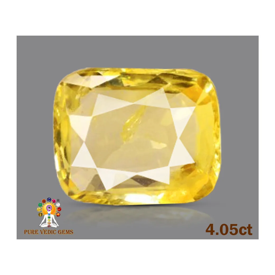 Yellow Sapphire 4.05ct. (Super Luxury) — image 1
