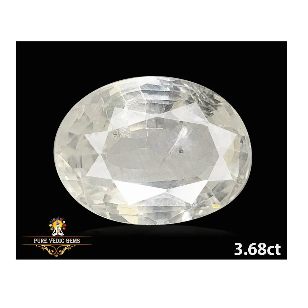 White Sapphire 3.68ct.