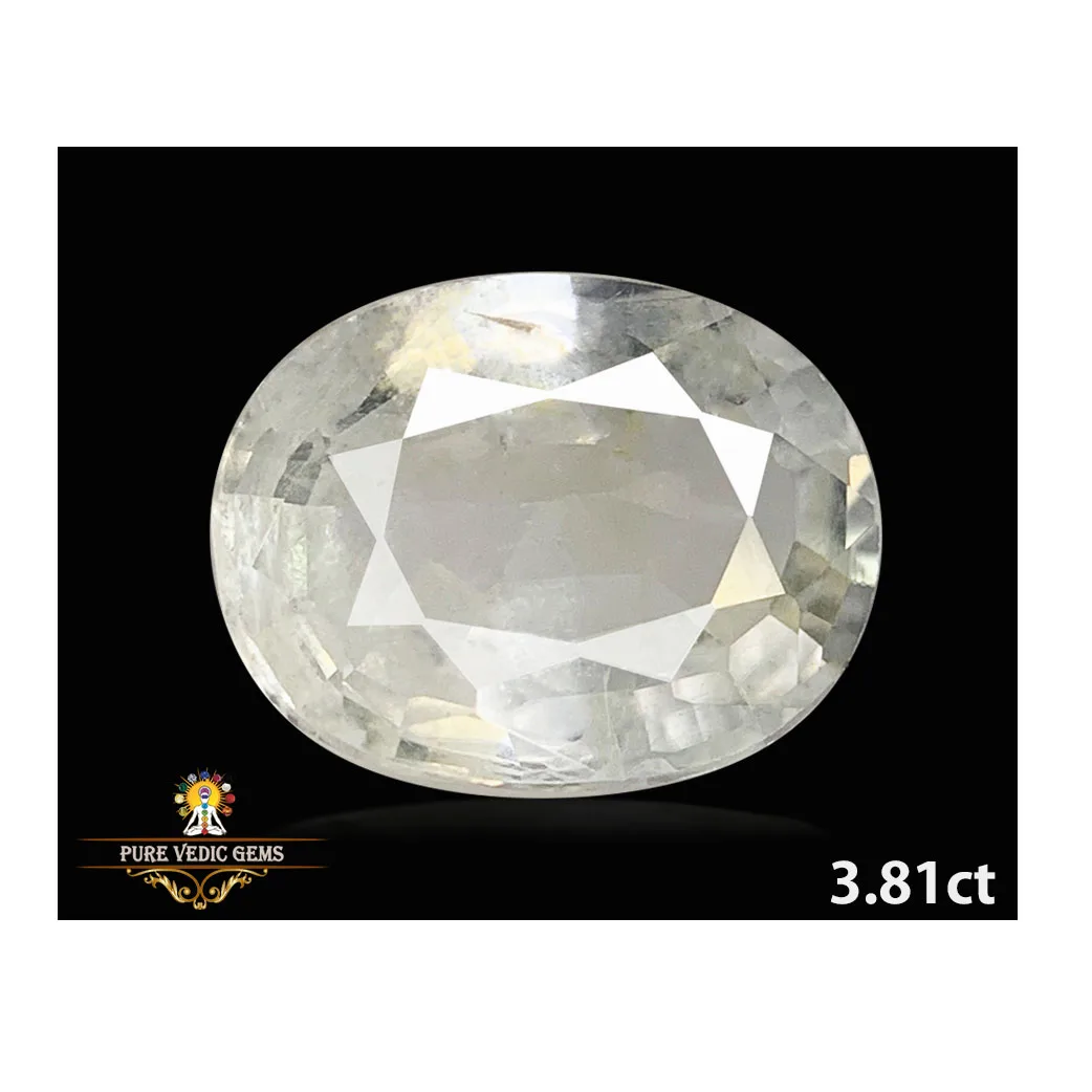 White Sapphire 3.81ct.