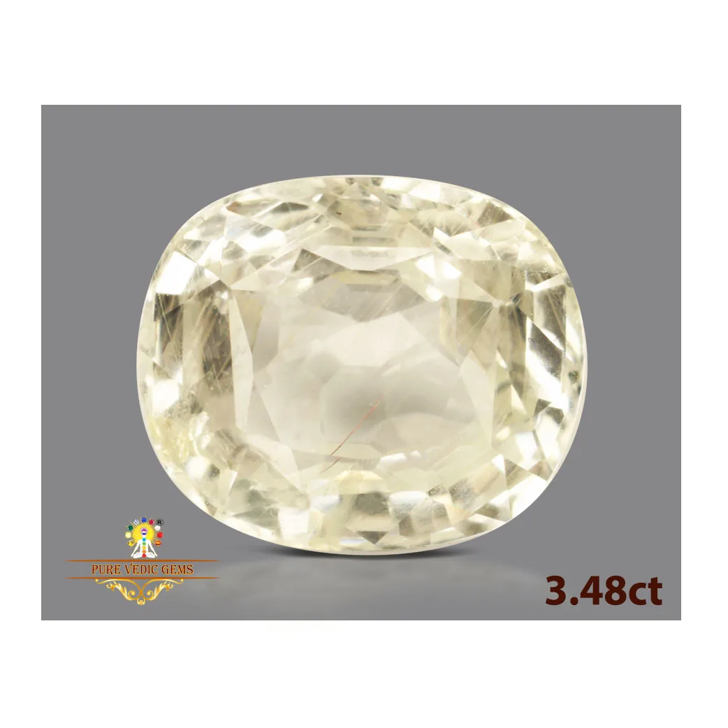 Yellow Sapphire 3.48ct. (Luxury) view 2