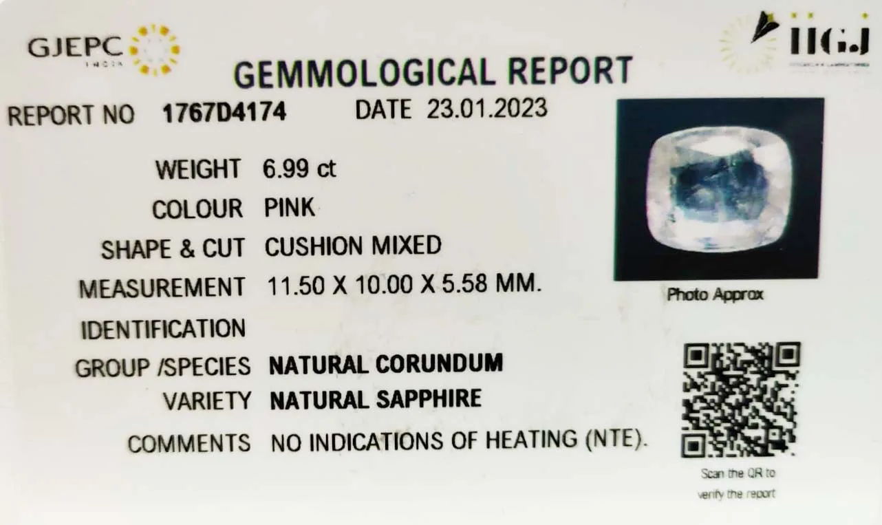 Blue Sapphire 6.99ct. (KHOONI) view 2