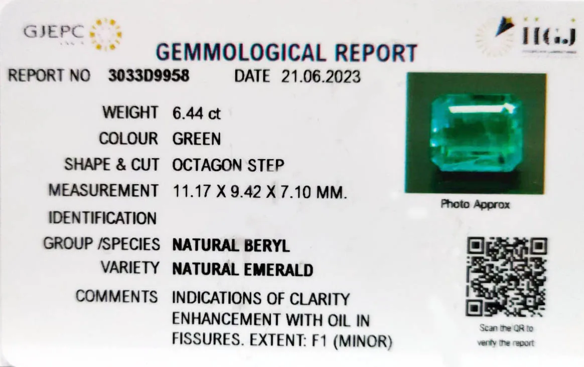 Emerald 6.44ct.On-Demand view 2