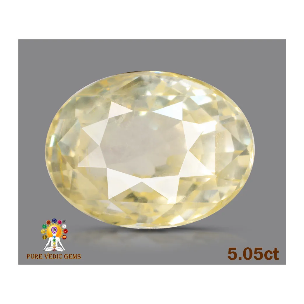 Yellow Sapphire 5.05ct.
