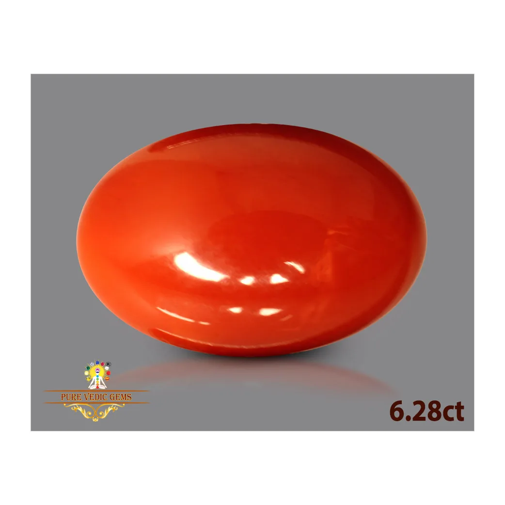 Japanese Red Coral 6.29ct-On Demand view 2