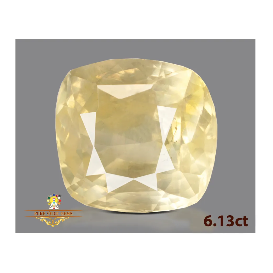 Yellow Sapphire 6.13ct. (Super Premium) — image 1