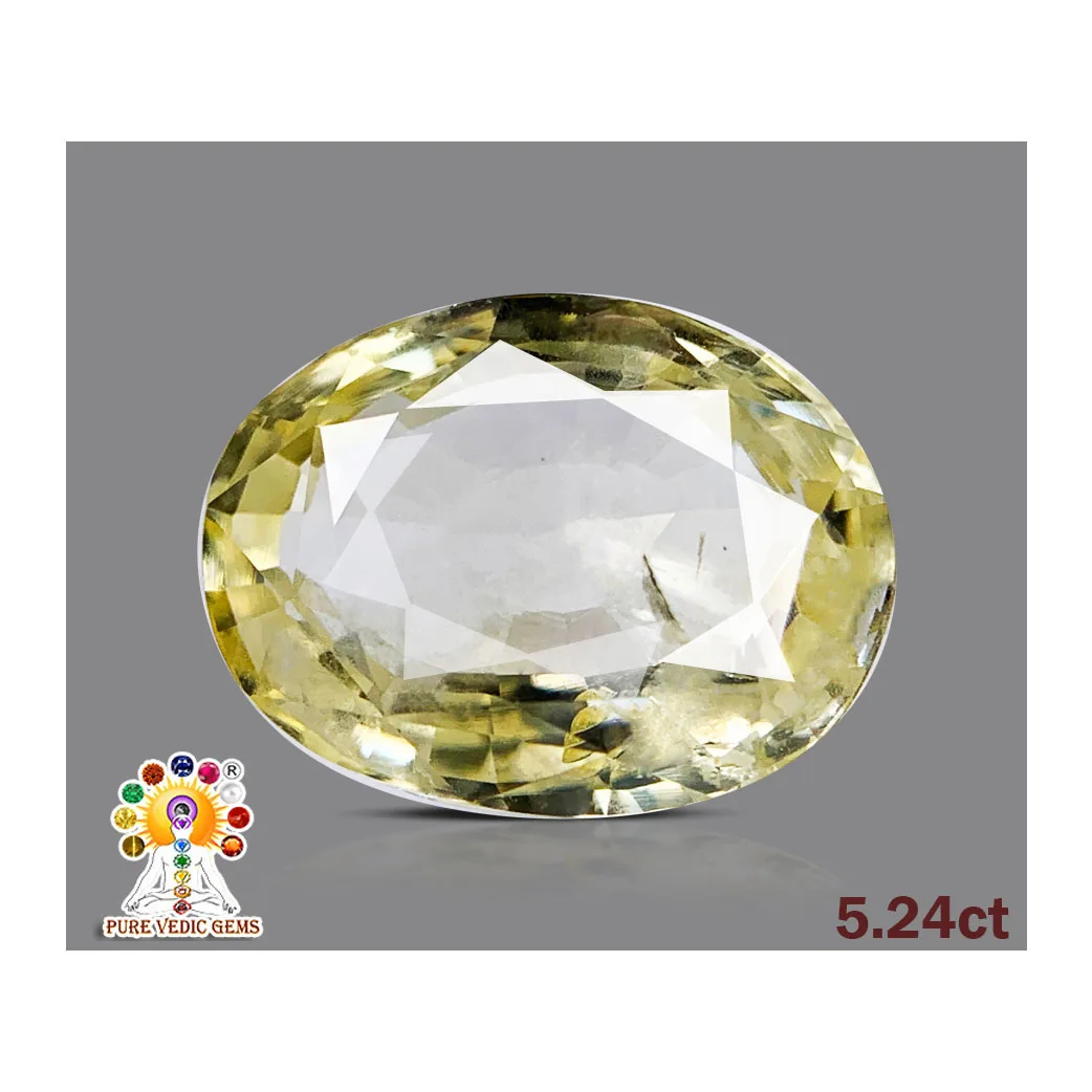 Yellow Sapphire 5.24ct.
