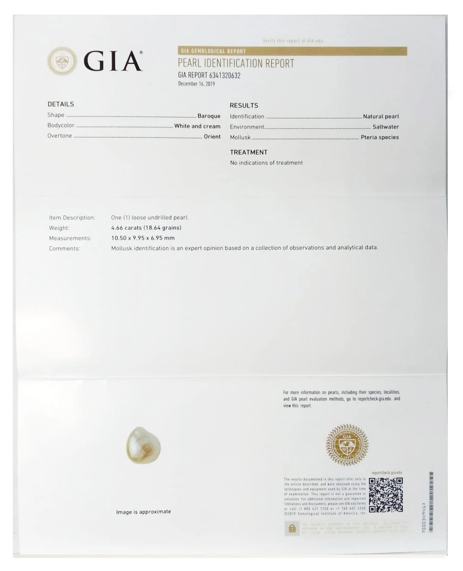 Basra Pearl 4.66ct.On-Demand view 2