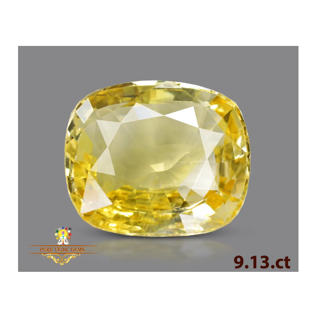 Yellow Sapphire 9.13ct.On-Demand — image 1