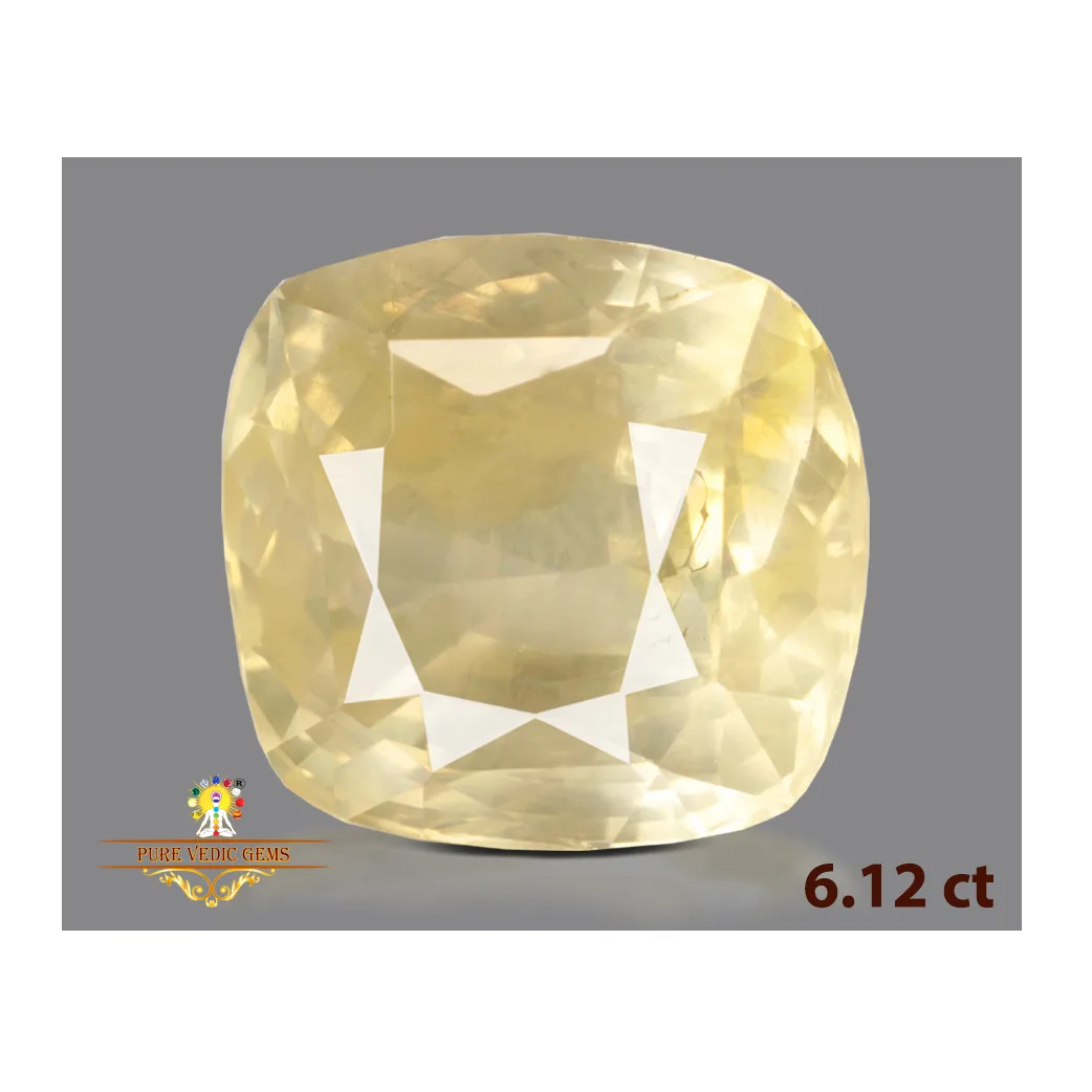 Yellow Sapphire 6.13ct. (Super Premium) view 3