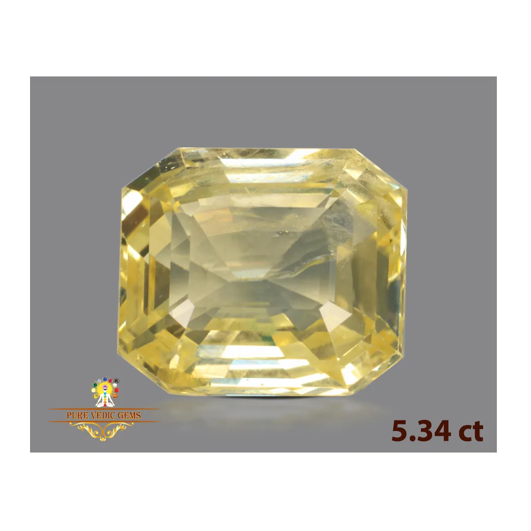 Yellow Sapphire 5.33ct.On-Demand view 3