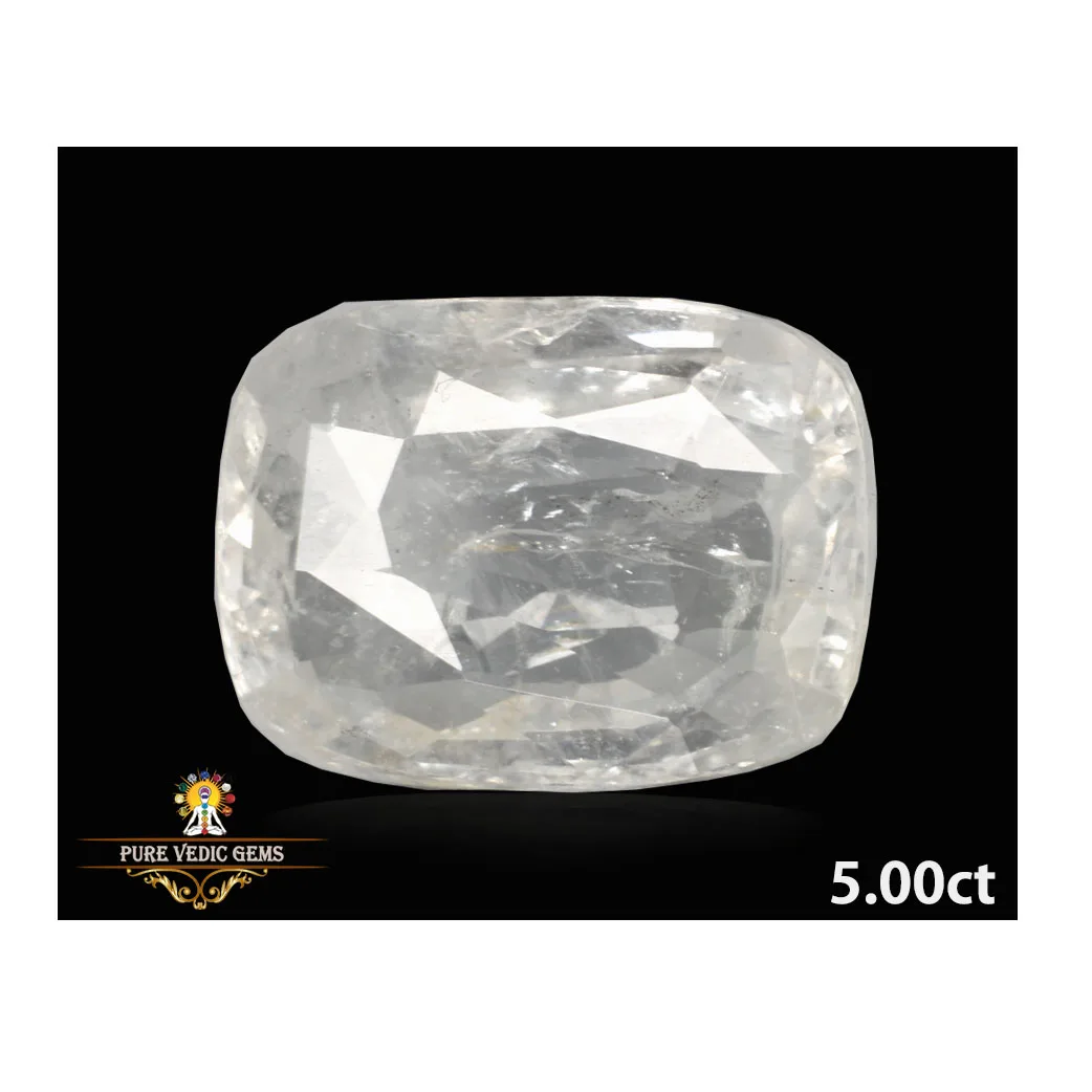 White Sapphire 5.00ct.