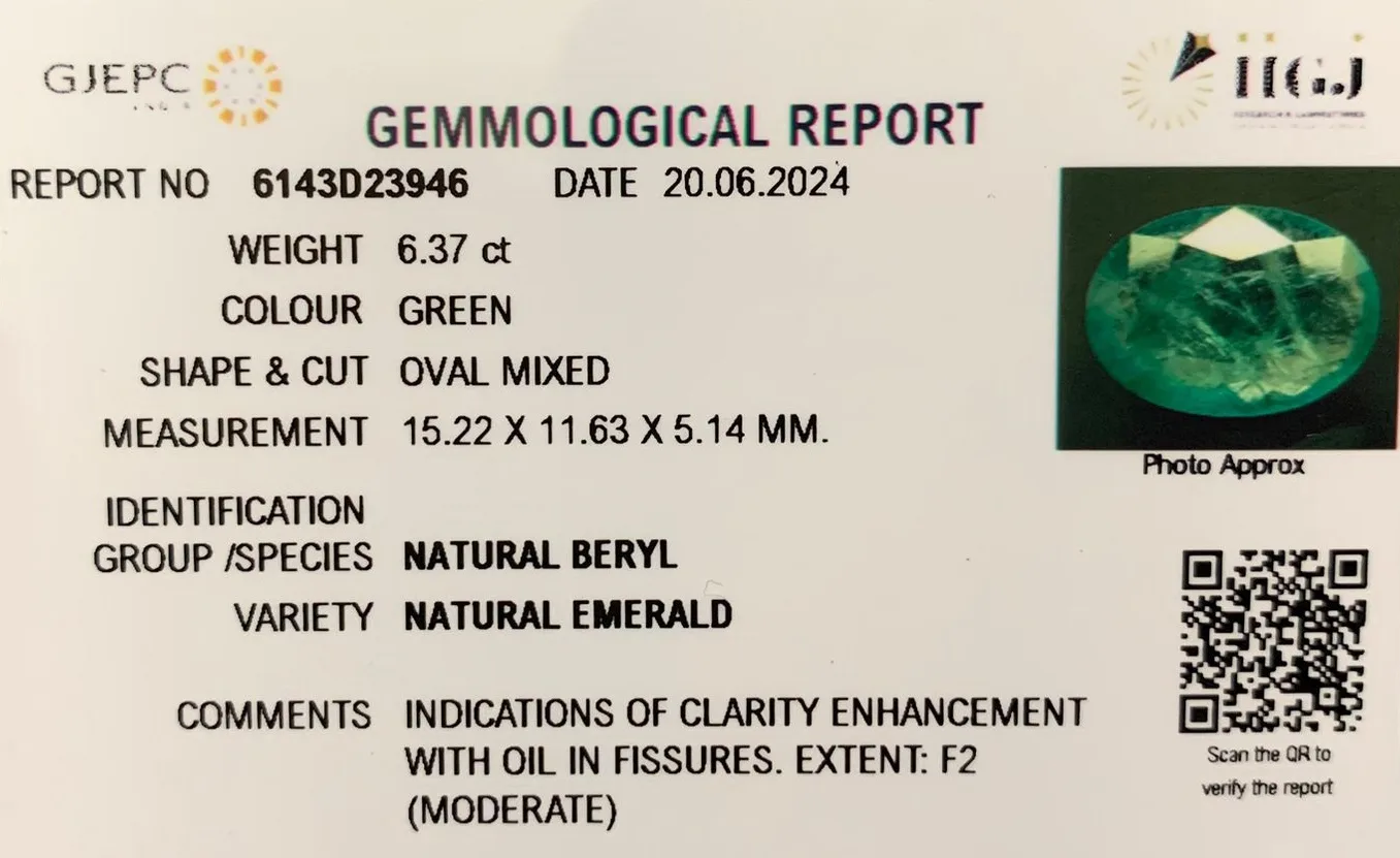 Emerald 6.37ct. (Luxury) view 3