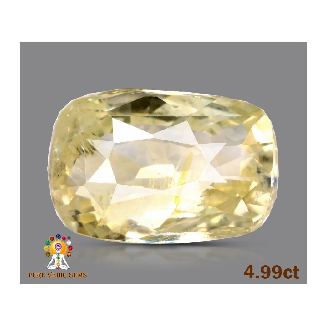 Yellow Sapphire 4.99ct. (Luxury) — image 1