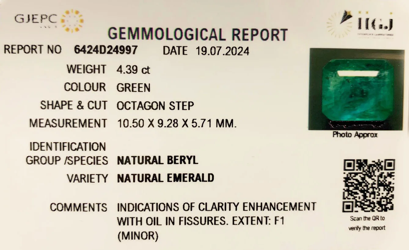 Emerald 4.39ct. (Luxury) view 3