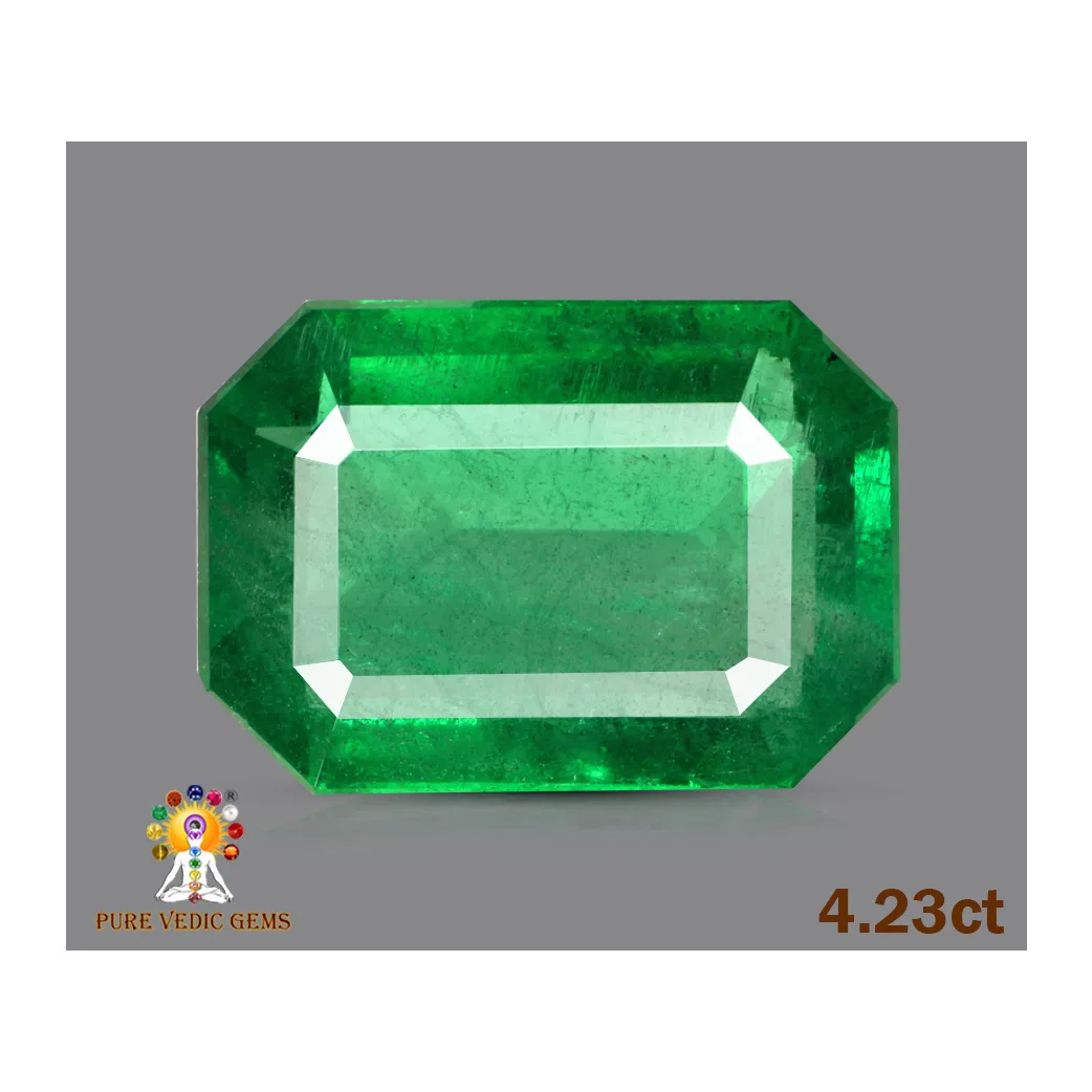 Emerald 4.20ct. (Super Luxury) view 2