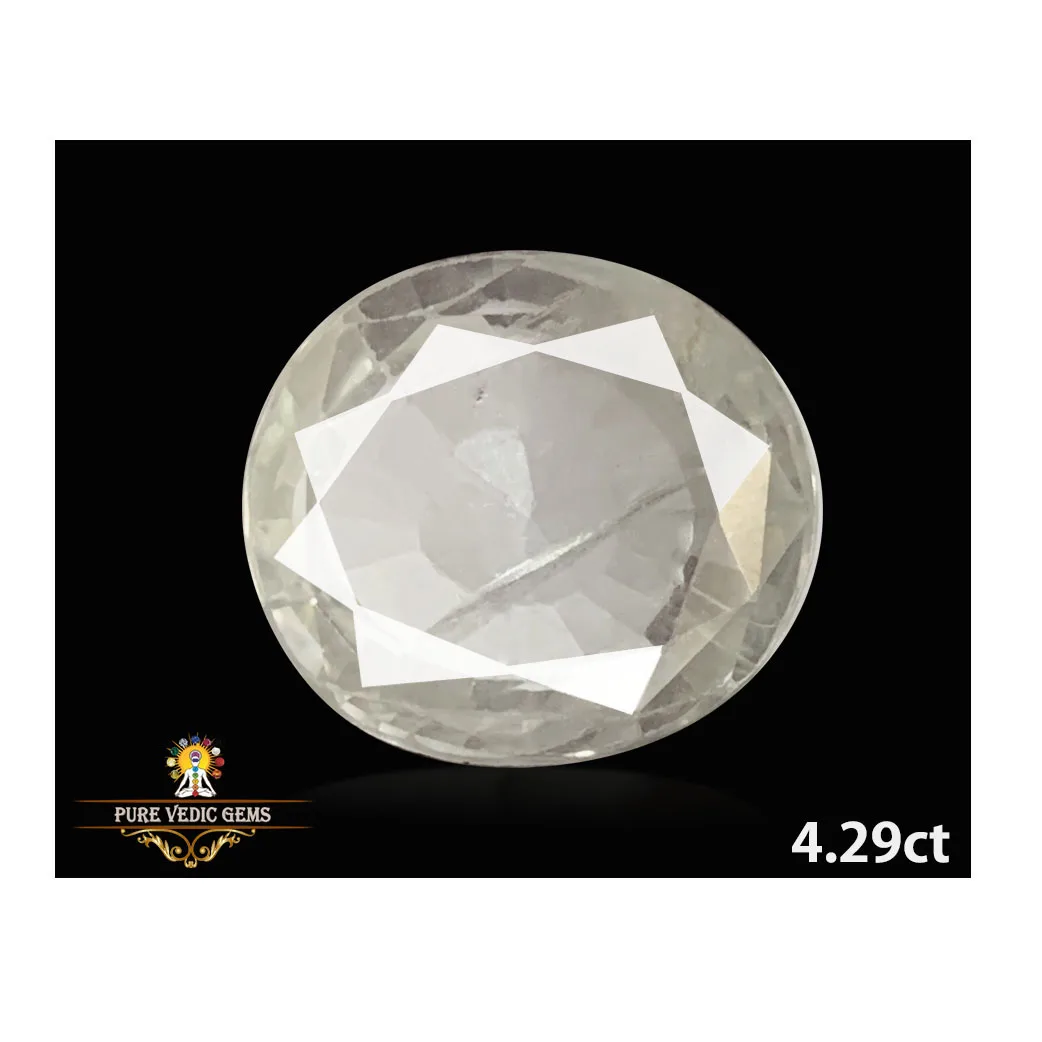 White Sapphire 4.29ct.