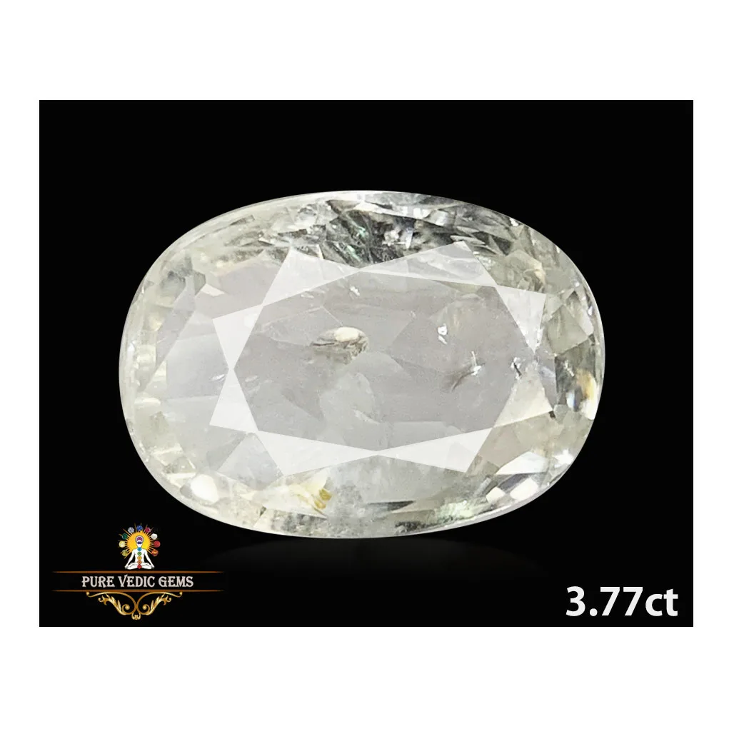 White Sapphire 3.77ct.