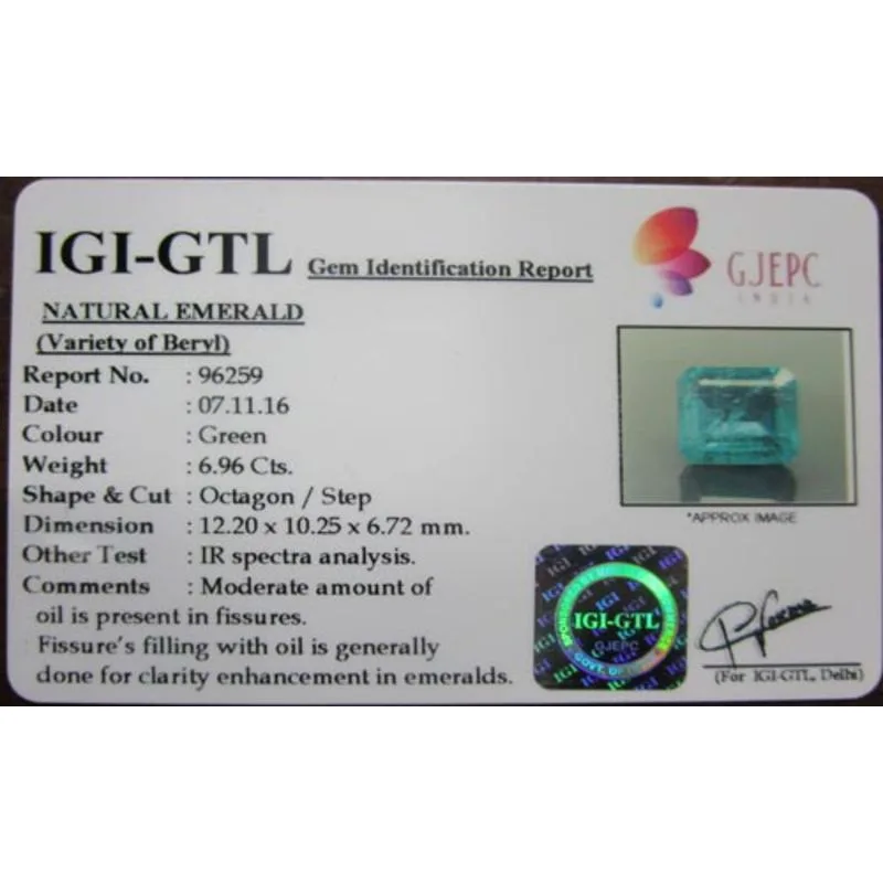 Emerald 6.96ct.On-Demand view 2