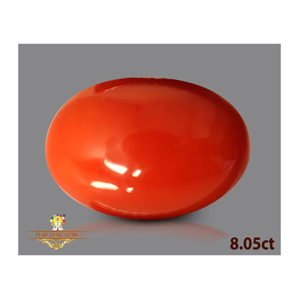 Japanese Red Coral 8.04ct-On Demand view 2