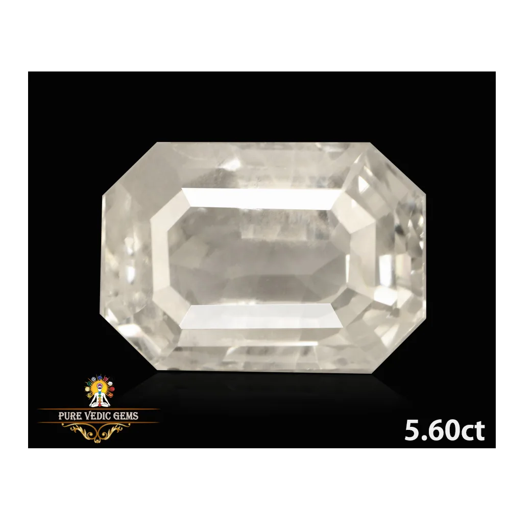 White Sapphire 5.59ct. (Luxury) view 2