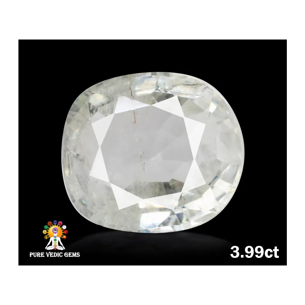 White Sapphire 3.99ct. (Premium) — image 1