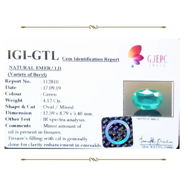 Emerald 4.12ct.On-Demand view 2