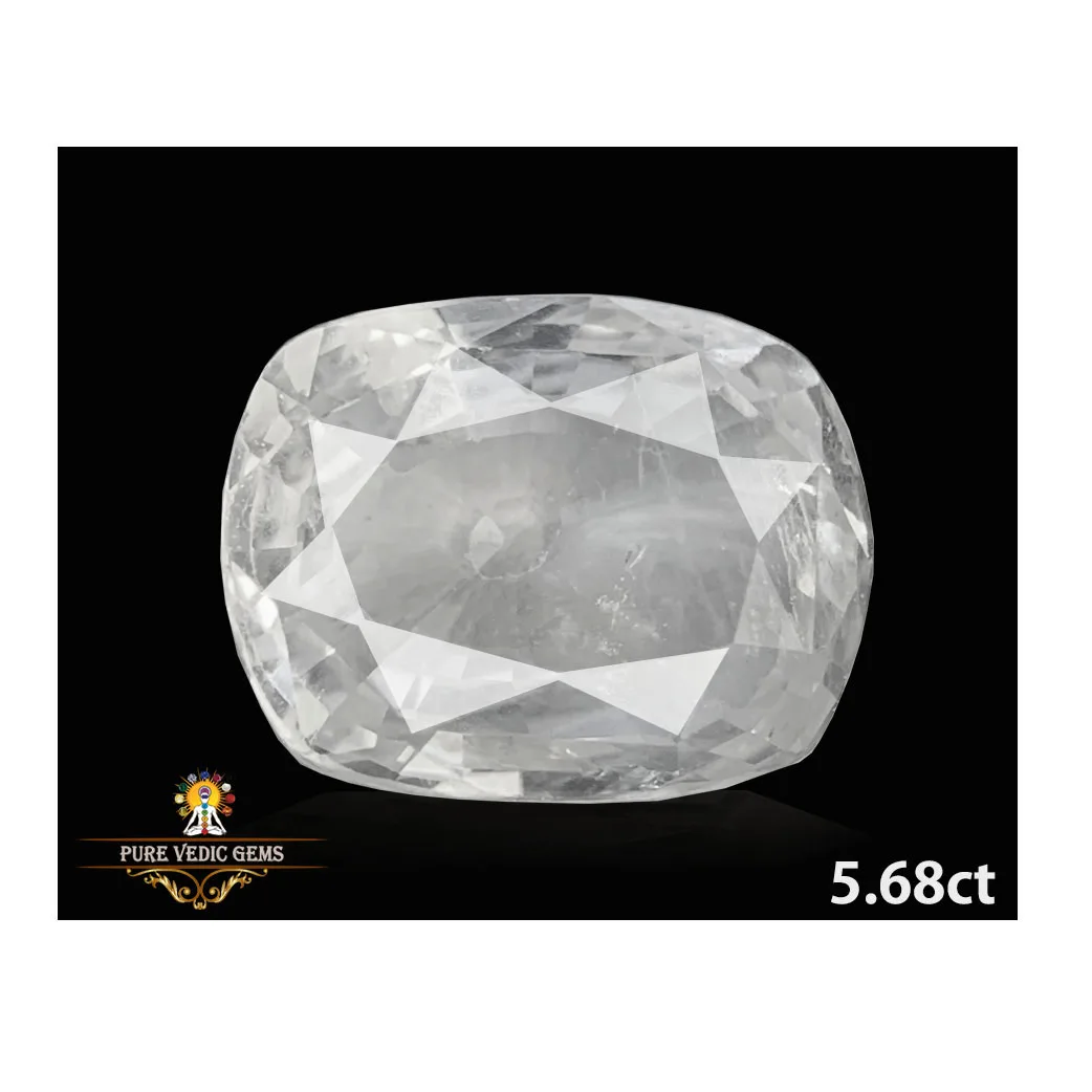 White Sapphire 5.68ct. (Luxury) — image 1