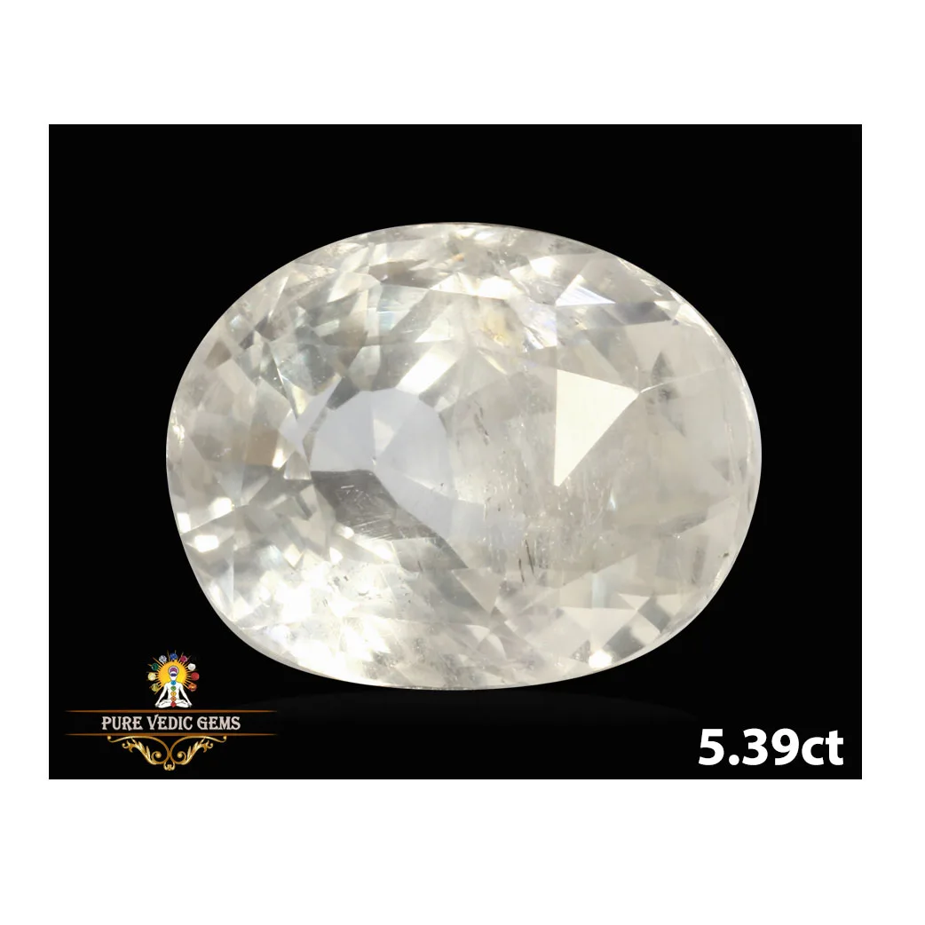White Sapphire 5.39ct.