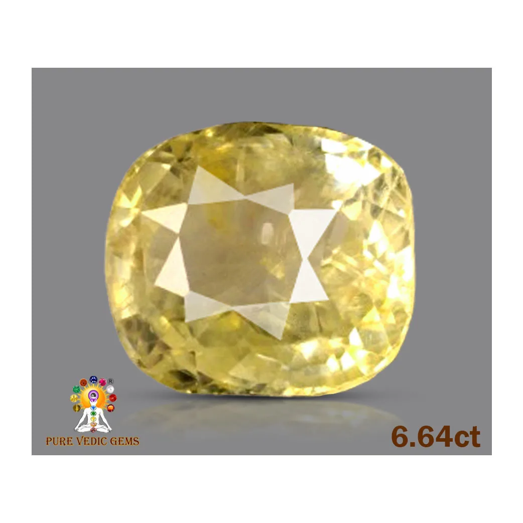 Yellow Sapphire 6.64ct. (Luxury) — image 1