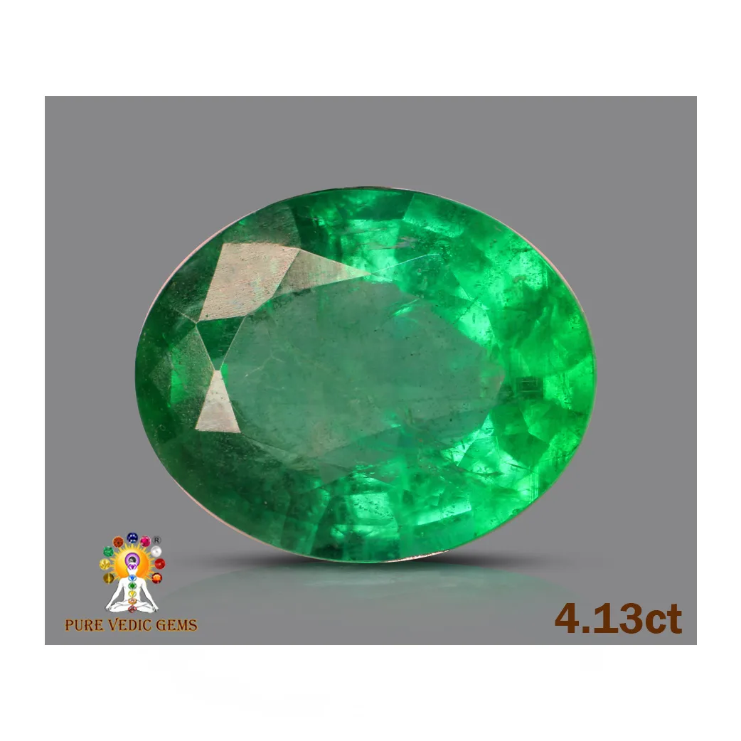 Emerald 4.13ct. (Super Luxury) view 2