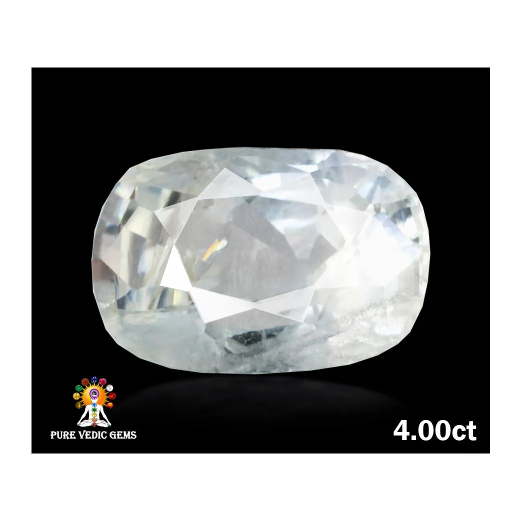 White Sapphire 4.00ct. (Premium) — image 1