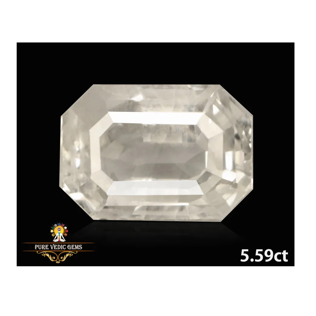 White Sapphire 5.59ct. (Luxury) — image 1