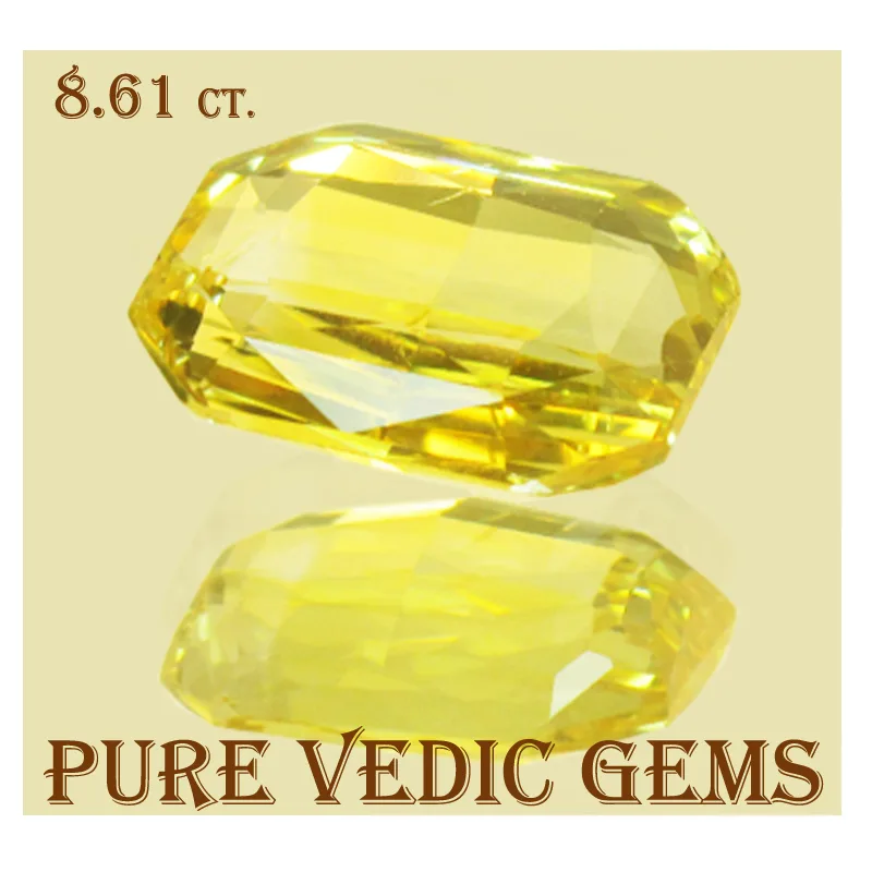 Yellow Sapphire 8.61ct On-Demand — image 1