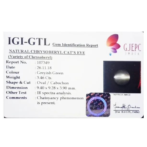 Catseye 3.46ct.On-Demand view 2