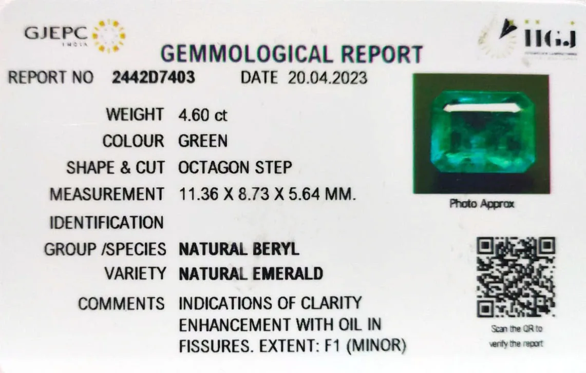 Emerald 4.60ct.On-Demand view 2
