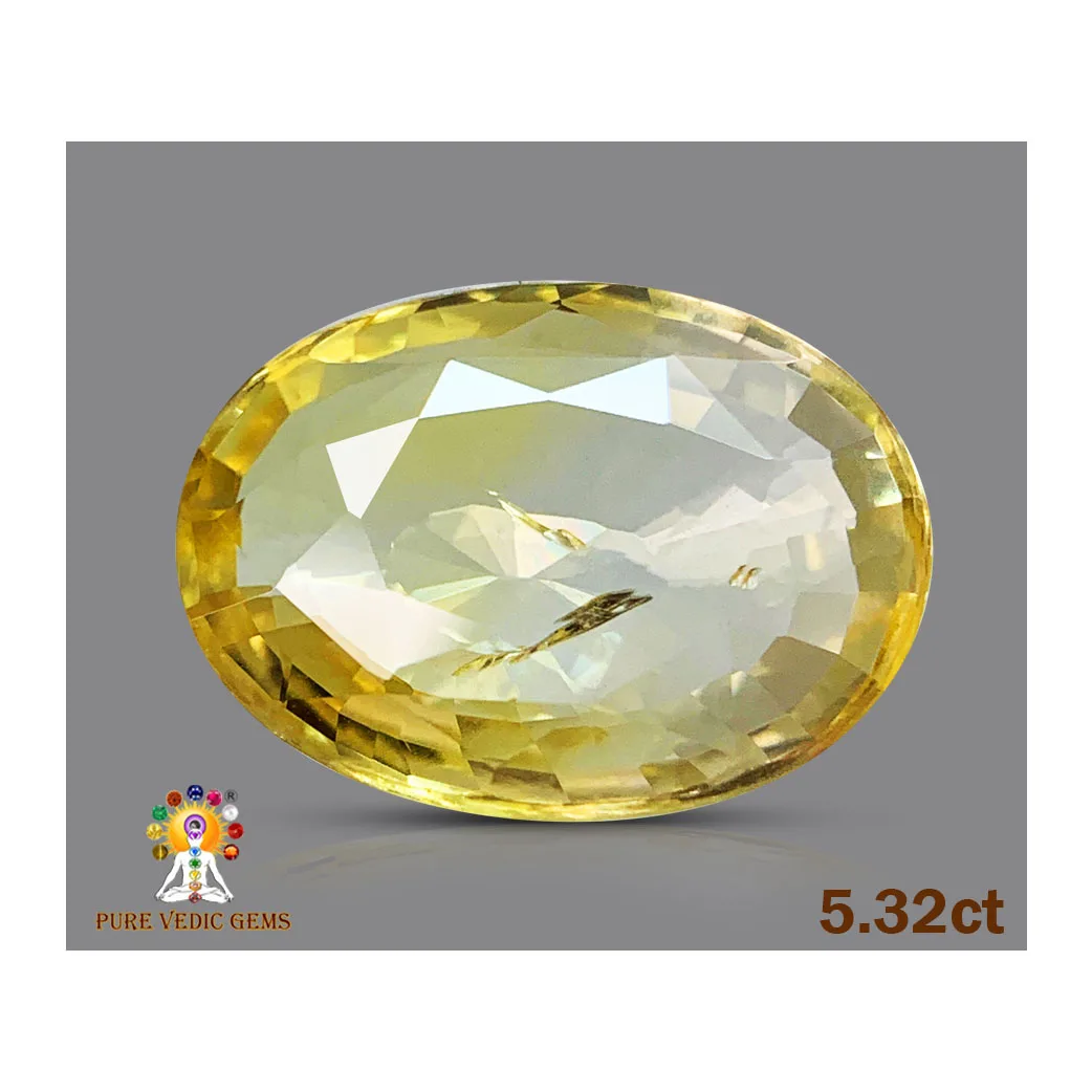 Yellow Sapphire 5.32ct. (Super Luxury) view 2